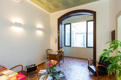 Area soggiorno di Don Pedro Rooms Vicerè di Toledo in the city center