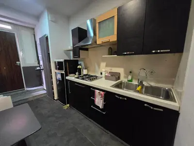 Cucina o angolo cottura di Alloggio Joe
