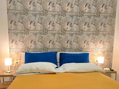 Letto o letti in una camera di decumano home platamon