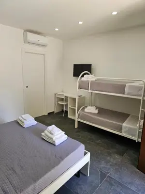 Letto o letti in una camera di Oasi Dei Cristallini