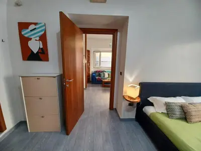 Letto o letti in una camera di Corte Alba Chiara