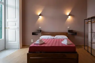 Letto o letti in una camera di Syrenhouse