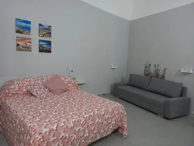 Letto o letti in una camera di al vecchio lanificio