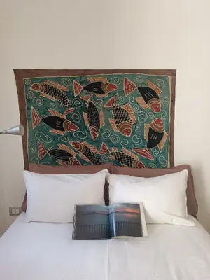 Letto o letti in una camera di Chiarù