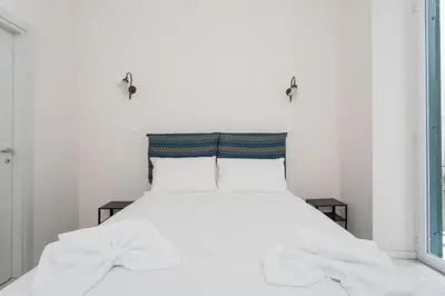 Letto o letti in una camera di I tre santi apartment