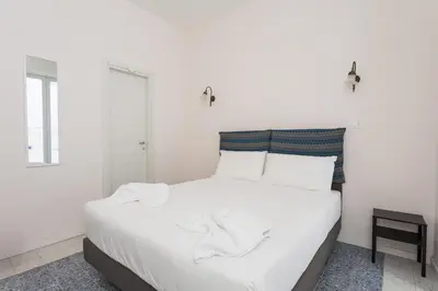 Letto o letti in una camera di I tre santi apartment