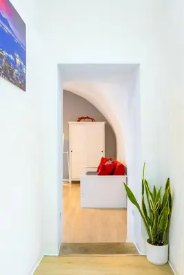 Letto o letti in una camera di O Panaro Lucky Flat by NapoliApartments