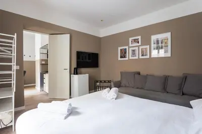 Letto o letti in una camera di Domus Furcilla By Dimorra