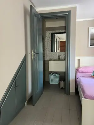 Letto o letti in una camera di Lola suite Napoli