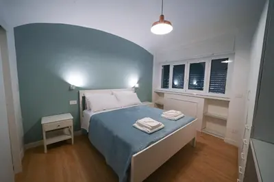 Letto o letti in una camera di La casa di Penny