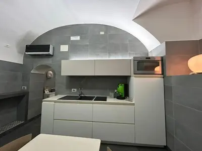 Cucina o angolo cottura di Suite Contè Mezzocannone