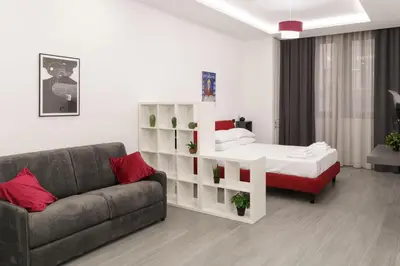 Letto o letti in una camera di Eleven Studios