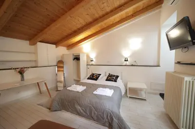 Letto o letti in una camera di Mosahouse