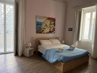 Letto o letti in una camera di Home Salvator Rosa