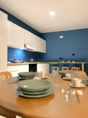 Cucina o angolo cottura di Aura Suites Napoli