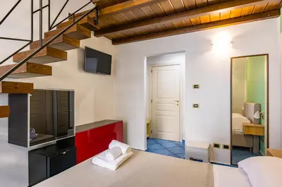 Letto o letti in una camera di Waterfront Riviera