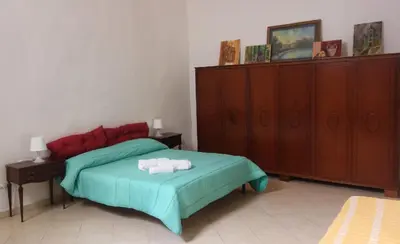 Letto o letti in una camera di Appartamento in via Tribunali-Il posticino tranquillo