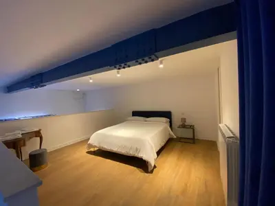 Letto o letti in una camera di La Dimora del Cardinale