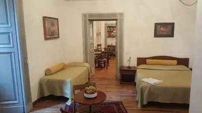 Area soggiorno di B&B Miseria e Nobilta'