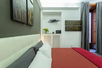 Letto o letti in una camera di Il Ventre di Napoli 