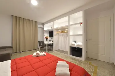 Letto o letti in una camera di Napoli Central City