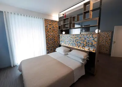 Letto o letti in una camera di Bed In Centro