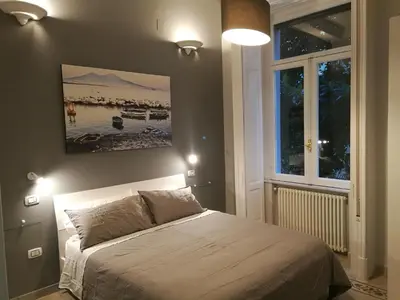 Letto o letti in una camera di B&B Marange