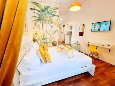 Letto o letti in una camera di Napoli Tree - Lungomare