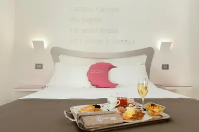 Letto o letti in una camera di Hotel Nunù