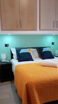 Letto o letti in una camera di Luma House
