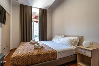 Letto o letti in una camera di Hotel Diamond