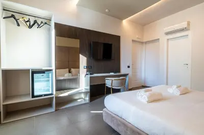 Letto o letti in una camera di Hotel Diamond