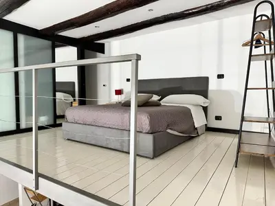 Letto o letti in una camera di Casa Maria Carmela