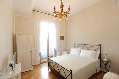 Letto o letti in una camera di Residenza Borbonica