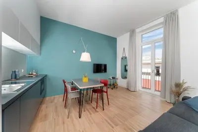 Cucina o angolo cottura di Hotel Piazza Bellini & Apartments