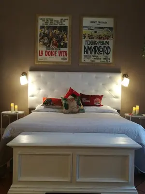 Letto o letti in una camera di Bed morelli 49 , chiaia