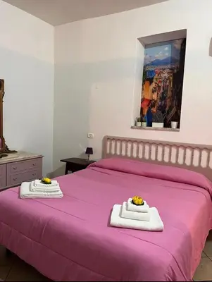 Letto o letti in una camera di Mini-Flat TOLEDO