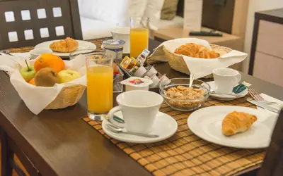 Cibo presso l'affittacamere o nelle vicinanze
