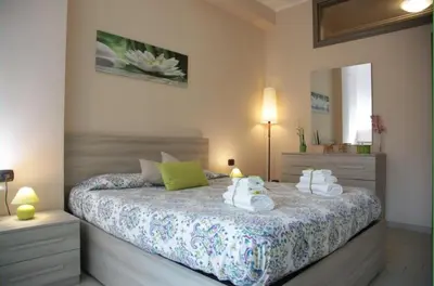 Letto o letti in una camera di La Collina di Parthenope Vomero