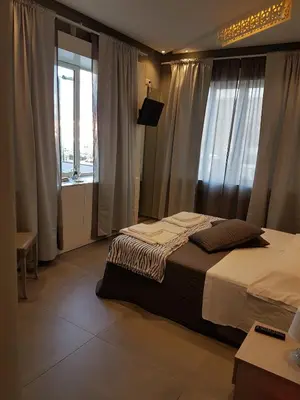 Letto o letti in una camera di Maliziusella
