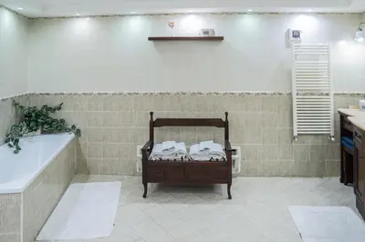 Letto o letti in una camera di Domus Ugo
