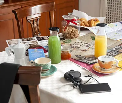 Cibo presso il bed & breakfast o nelle vicinanze