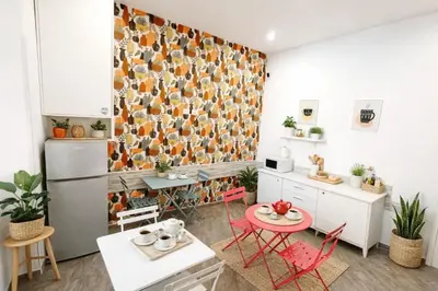 Cucina o angolo cottura di B&B Da Ary colorful rooms