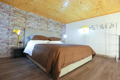 Letto o letti in una camera di Santa Chiara Maison