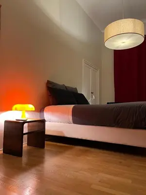 Letto o letti in una camera di Casa Cammarota