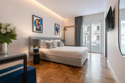 Letto o letti in una camera di Le Mummarelle