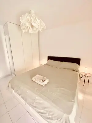Letto o letti in una camera di La casetta