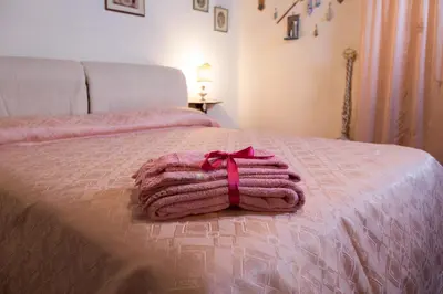 Letto o letti in una camera di La Via dei Presepi