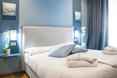 Letto o letti in una camera di Il Sanfilippo