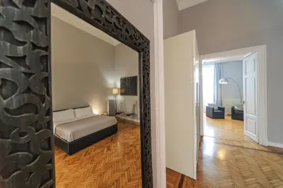 Letto o letti in una camera di Spaccanapoli Comfort Suites